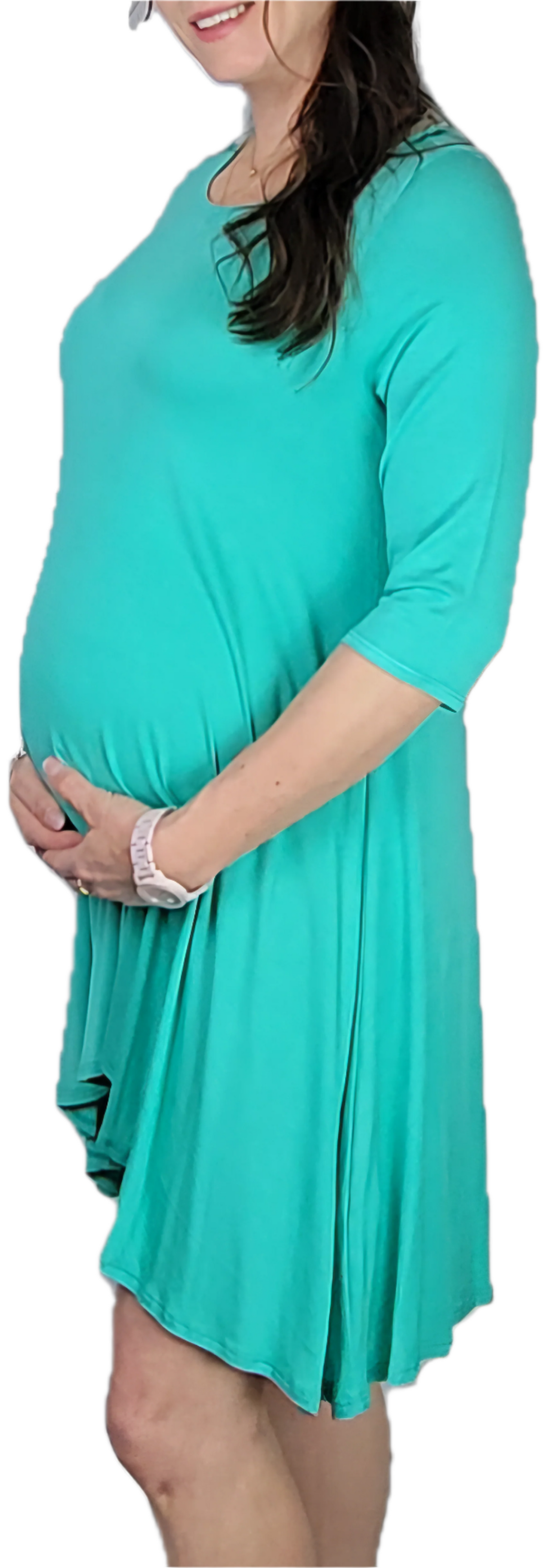 Jade Hi-low Hem Dress