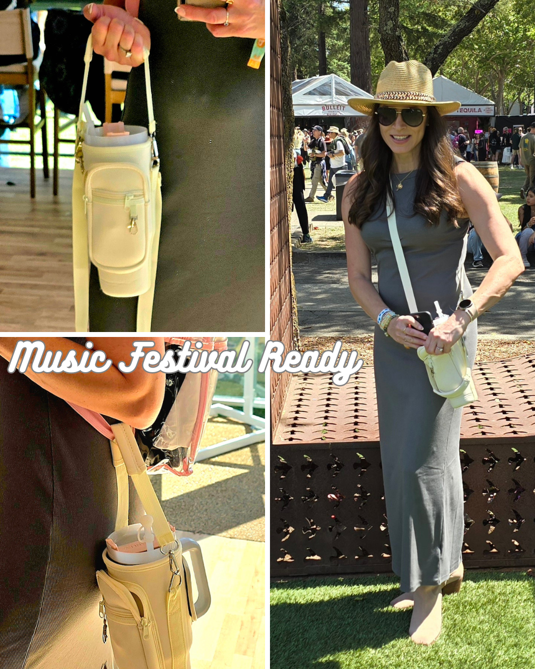 Stanley Cup Holder for Stroller- w/ Large Phone Pocket, Crossbody Strap & Wallet, Fits Most 30/40 Ounce Styles , Water Bottle Holder for Moms, Travelers & Active Lifestyles