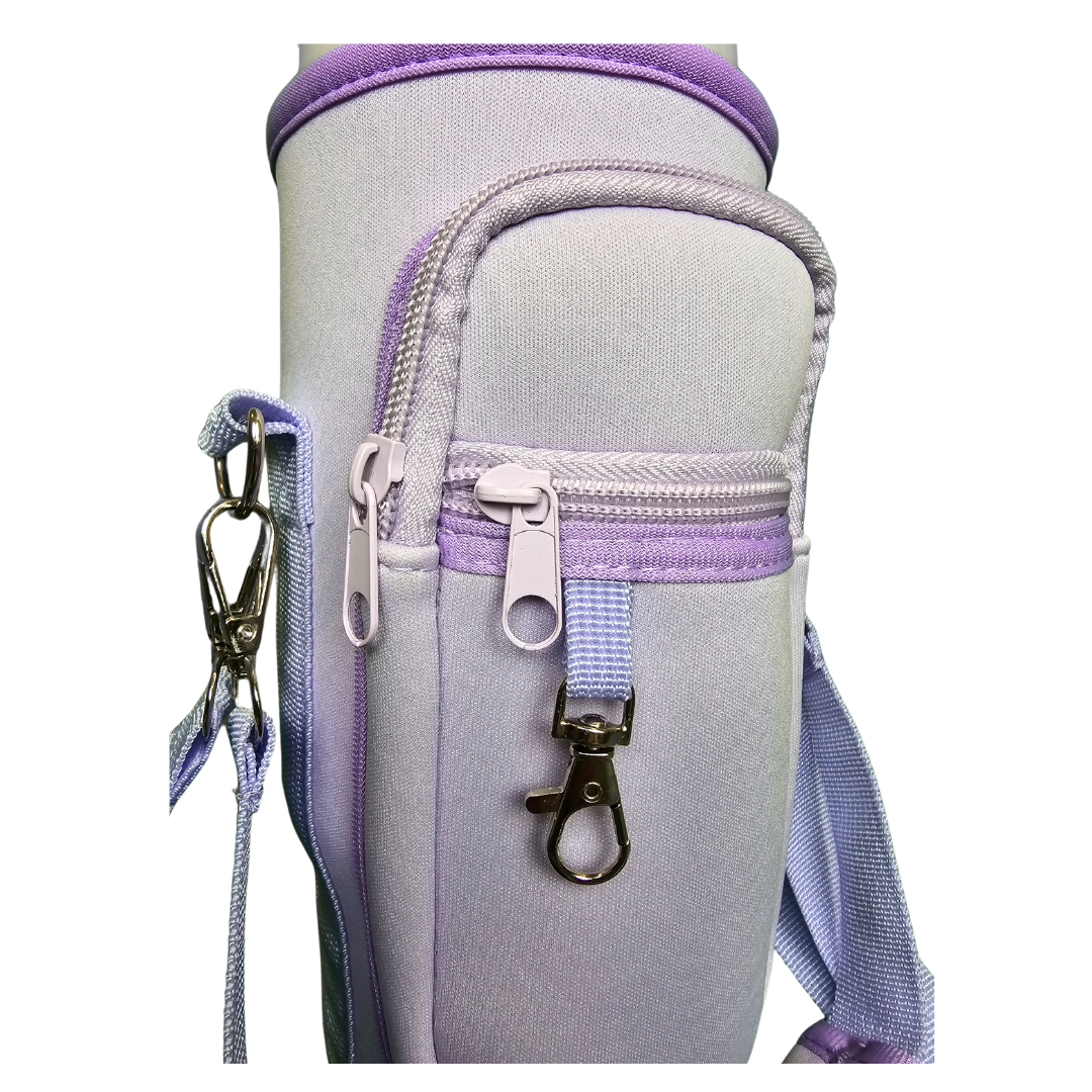 Stanley Cup Holder for Stroller- w/ Large Phone Pocket, Crossbody Strap & Wallet, Fits Most 30/40 Ounce Styles , Water Bottle Holder for Moms, Travelers & Active Lifestyles