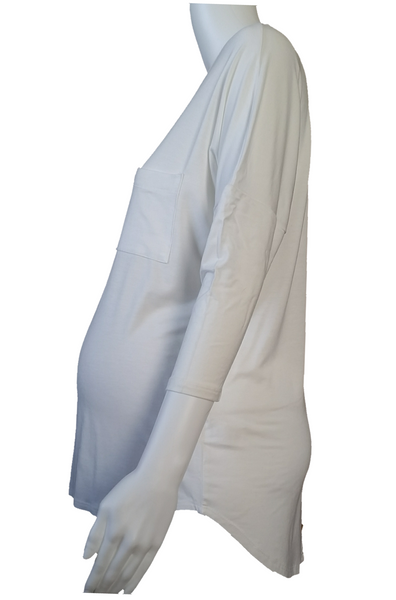 Hi-Low Top with Back Buttons