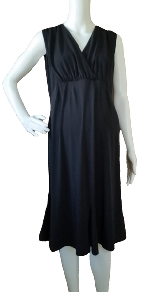 Old Navy Maternity V-neck Knit Black Dress