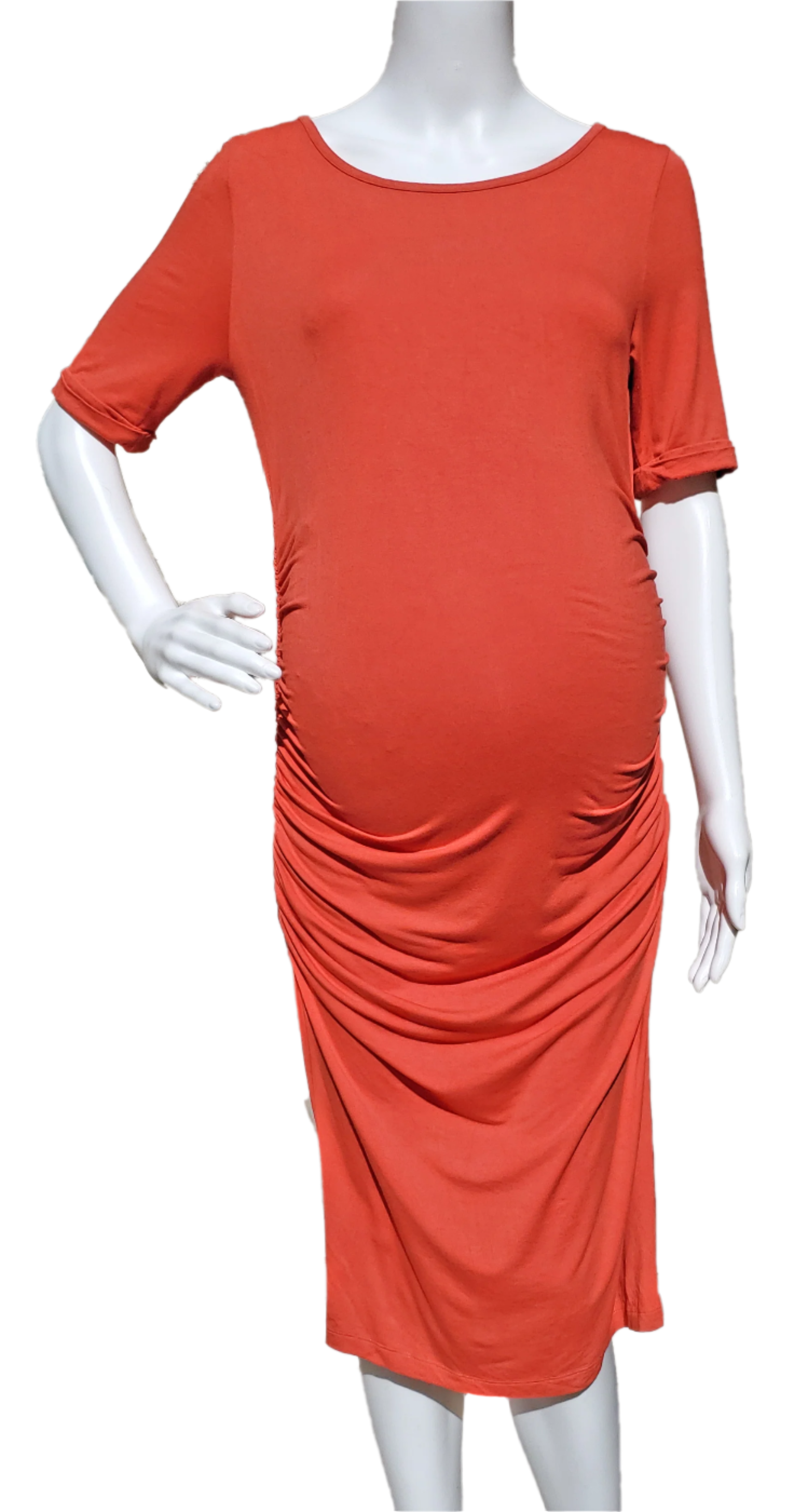 Women's Isabella Oliver Ruched Maternity Dress, Size 3